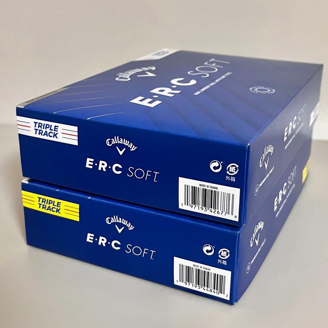 新品 キャロウェイ ゴルフボール ERC SOFT 2025モデル 2ダース