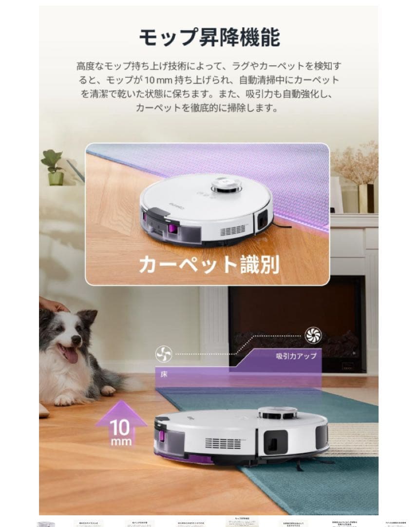 eureka ロボット掃除機 水拭きNER E10s サイクロン式　美品