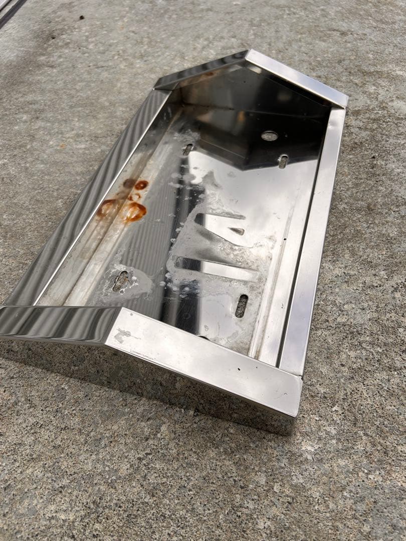 デコトラ　ナンバー枠　とんがりナンバー枠　ステンレス