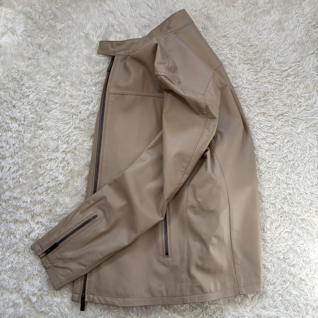 新品　ジョゼフオム　2025年モデル　レザージャケット　ライダースジャケット　L