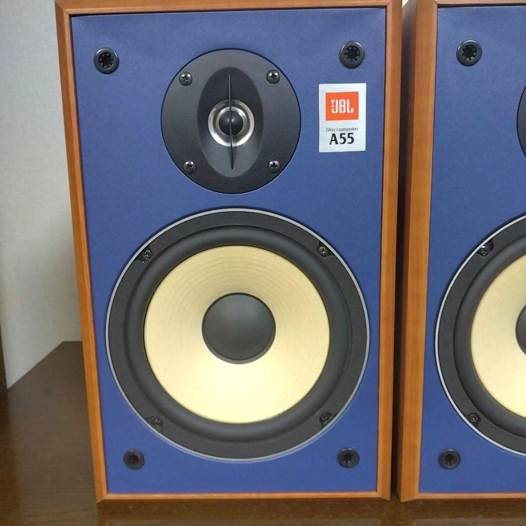 【完動品】JBL A55 2WAYスピーカー ブルーバッフル 美品