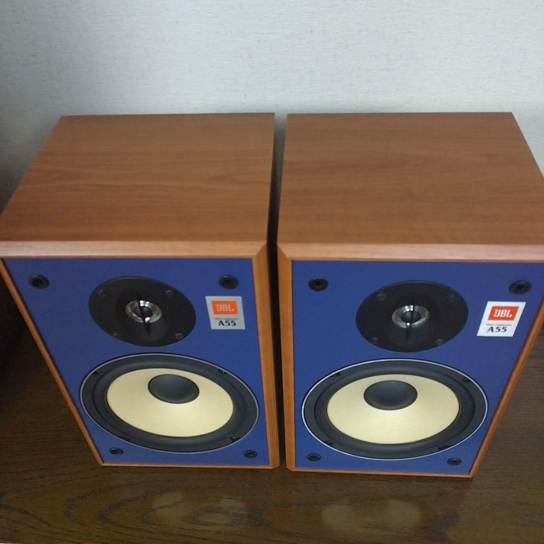 【完動品】JBL A55 2WAYスピーカー ブルーバッフル 美品
