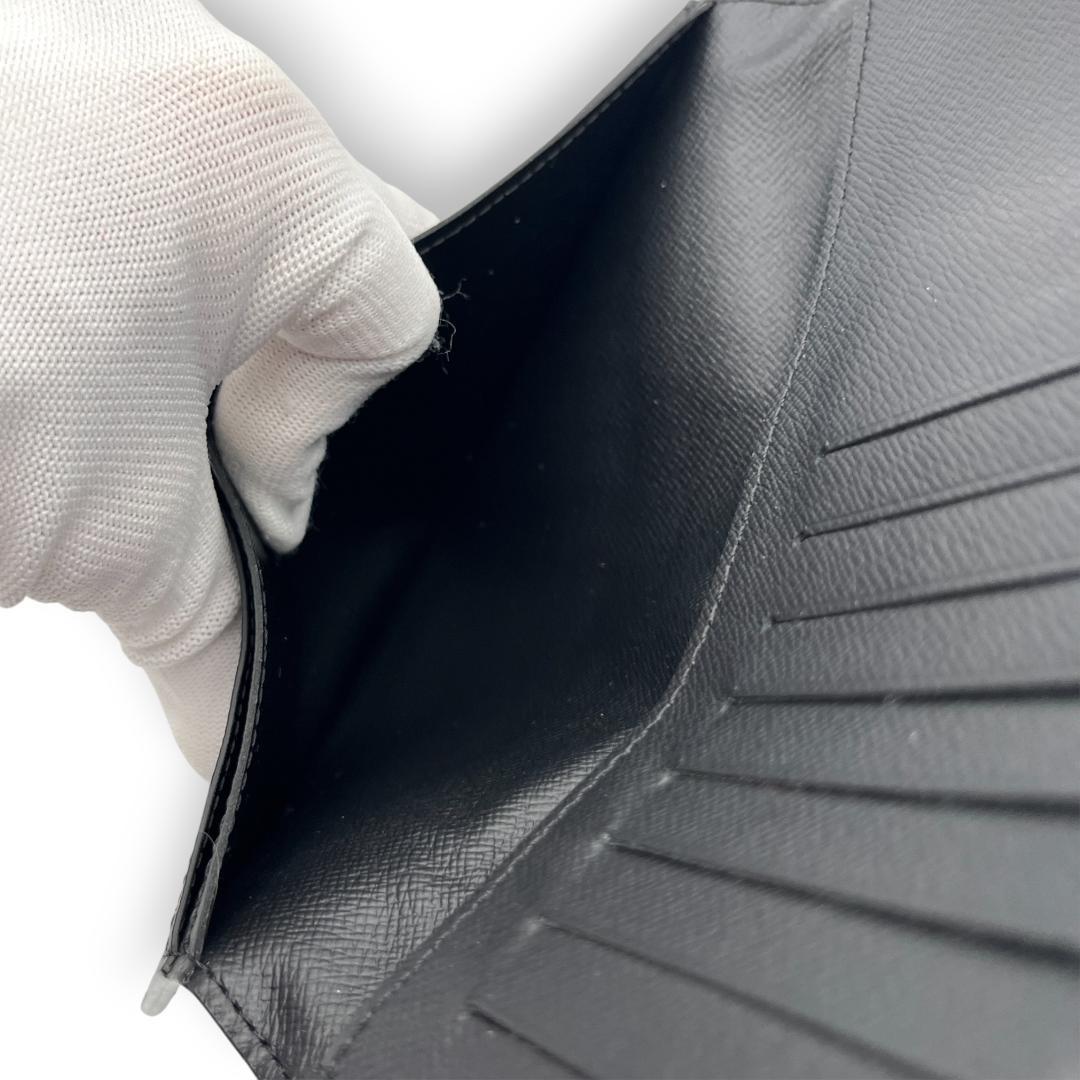 【新型】ルイヴィトン ポルトフォイユ・ロン タイガ 長財布 札入れ ノワール