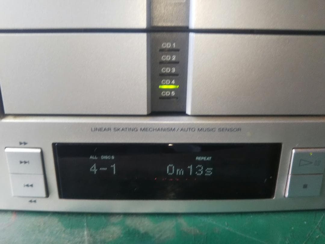 SONY CDP-MS919 整備済　5連CD機器単体　DHC-MS919の単品