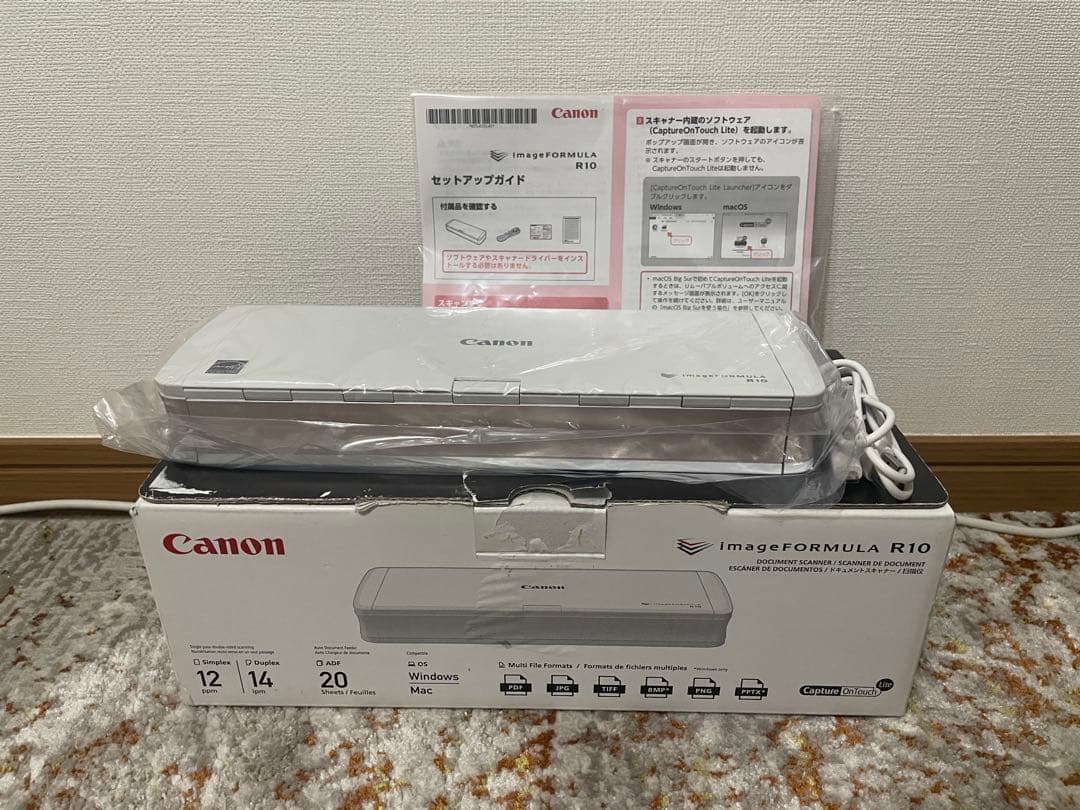 【新品】Canon imageFORMULA R10 スキャナー