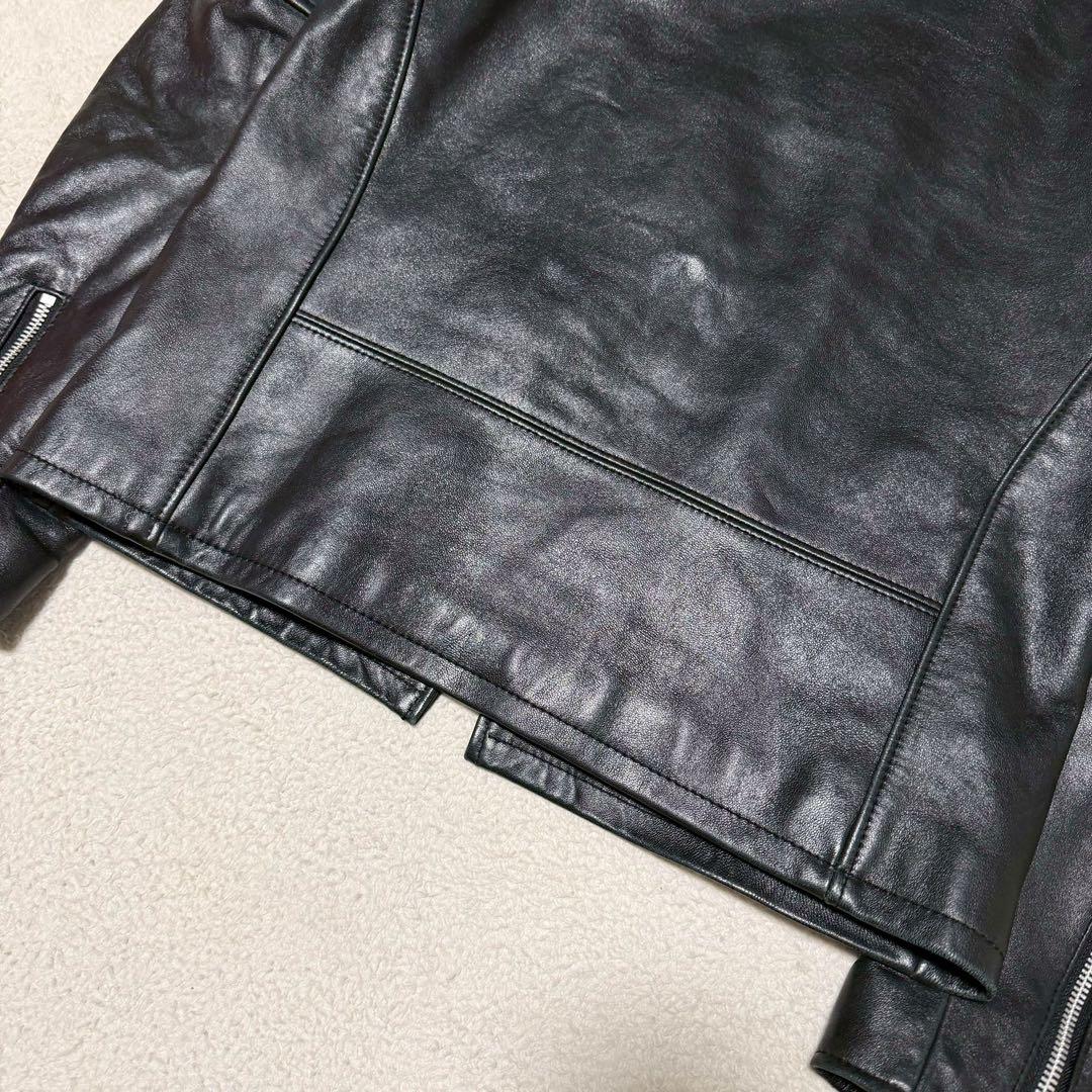 SCHOTT TAKEO KIKUCHI ライダースジャケット ラムレザー