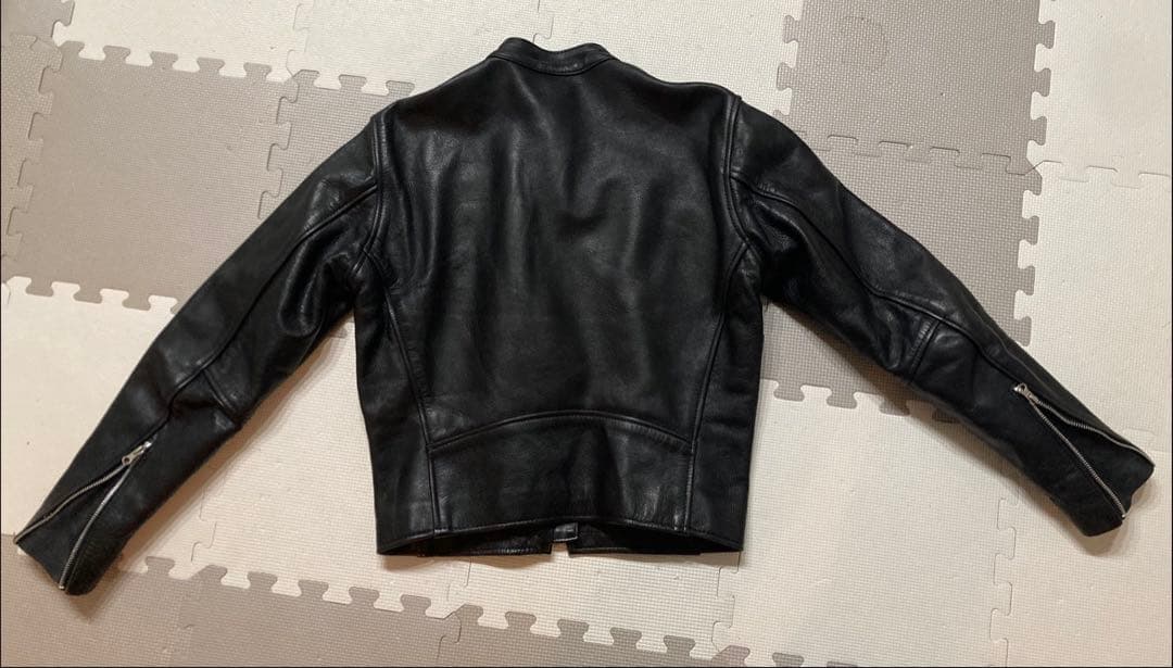 Vanson ブラック レザー シングルライダース　38 コメット