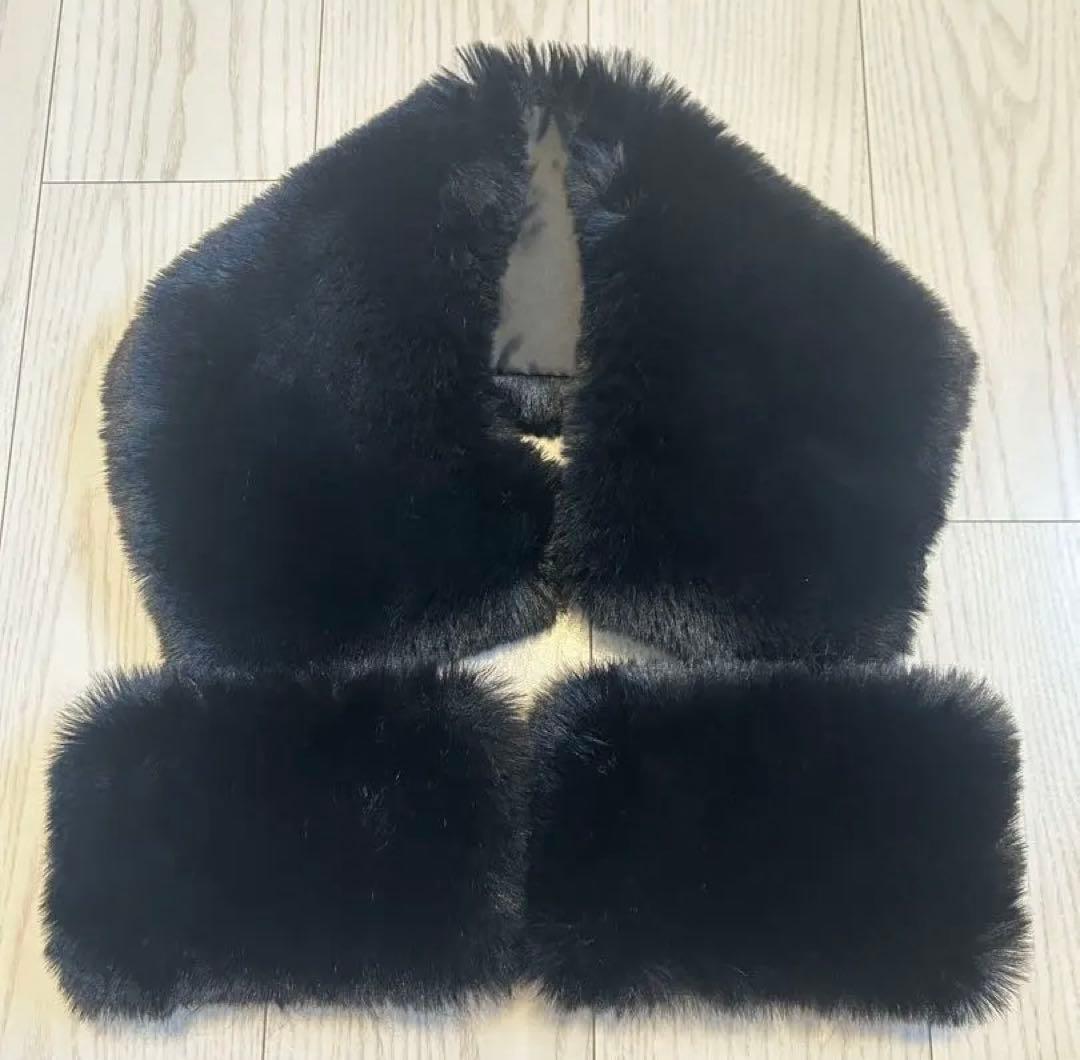 GRACE CONTINENTAL ファー付ショートダウンジャケット