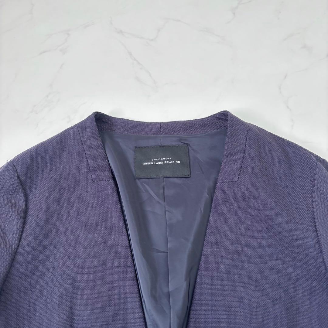 グリーンレーベルリラクシング ドビーブッチャー セットアップ ネイビー