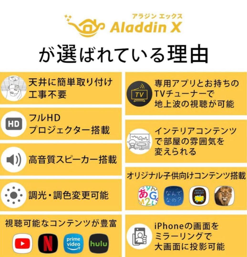 r*a様 Aladdin X2Plus プロジェクター