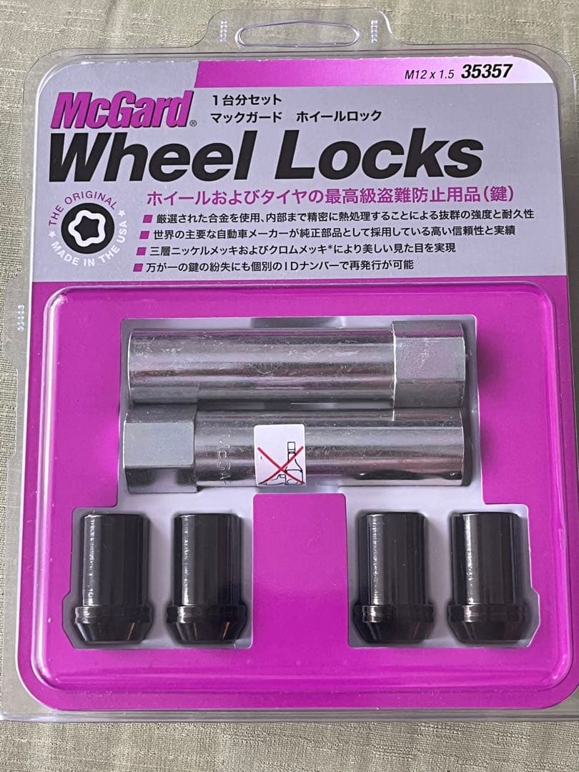 新品未使用McGard 小径ロックナット MCG-35357 M12×1.5