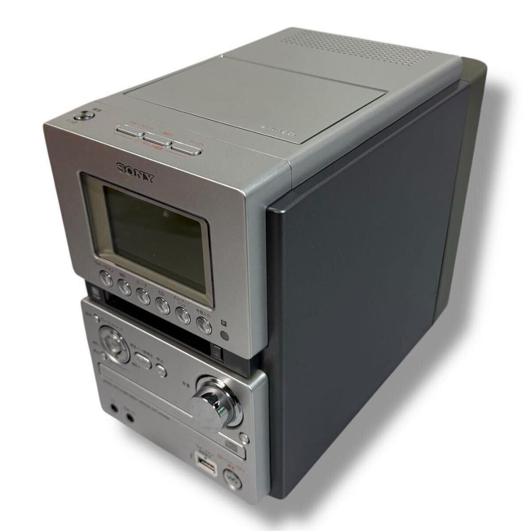 【美品】SONY システムコンポ CMT-M35WM S シルバー 元箱付き