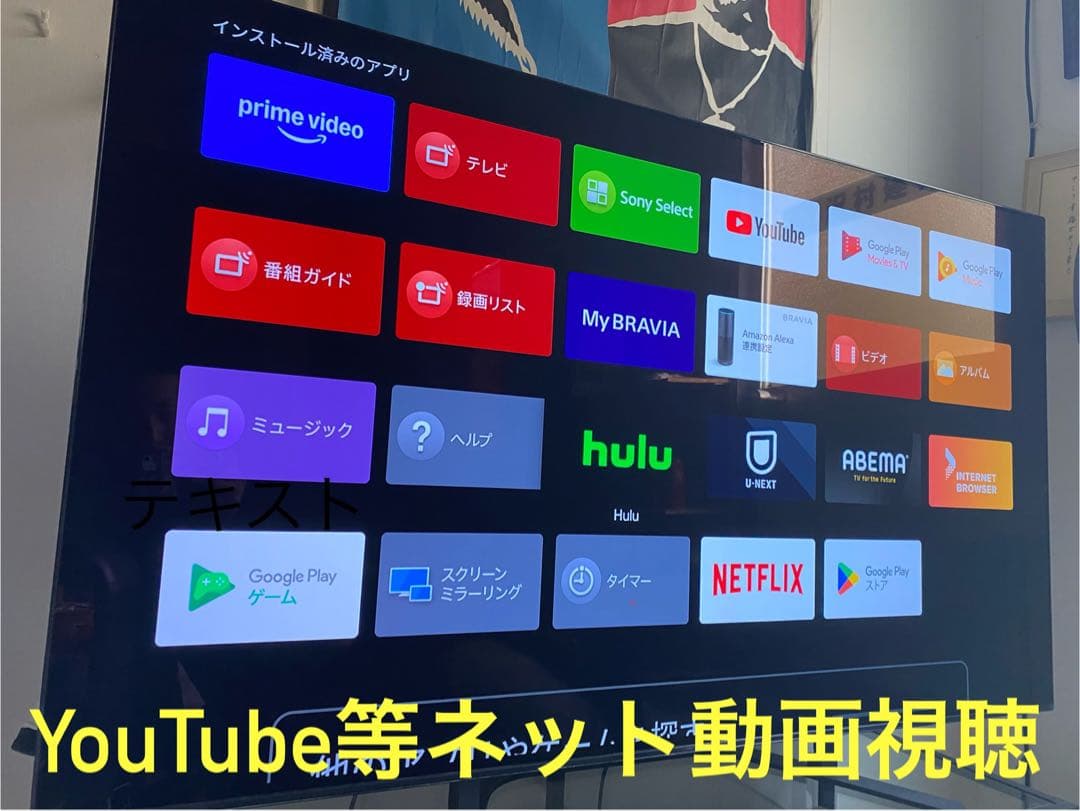 (3/10まで) 55インチ　SONY BRAVIA 有機ELテレビ　4K