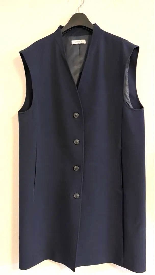 YONFAジレコート2点セットMサイズネイビー新品未使用卒入学式セレモニー用上品