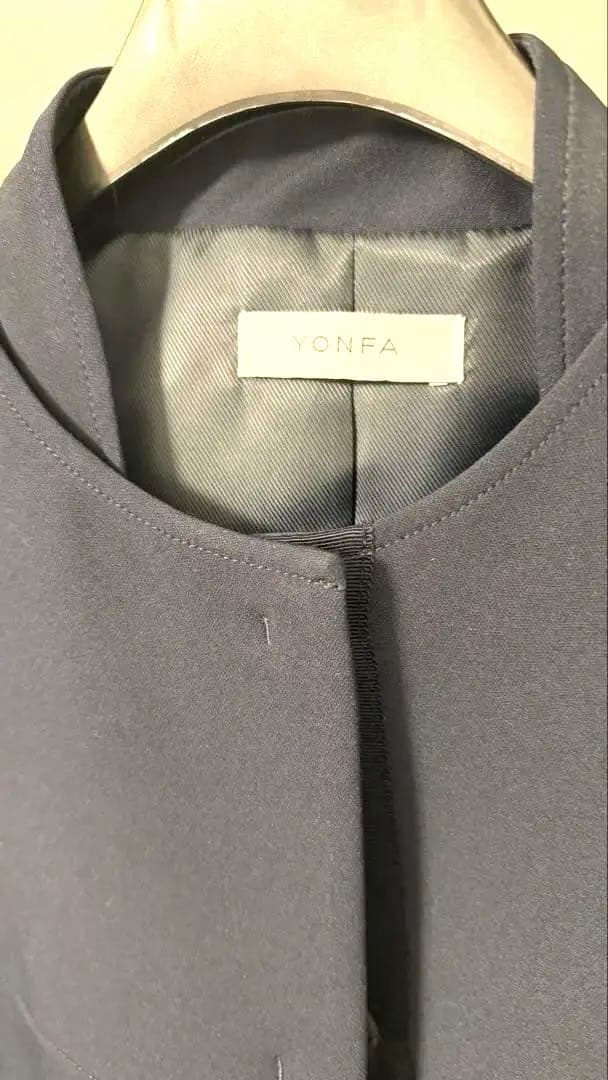 YONFAジレコート2点セットMサイズネイビー新品未使用卒入学式セレモニー用上品