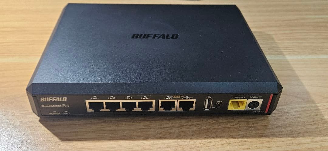 BUFFALO VR-U500X 有線VPNルーター