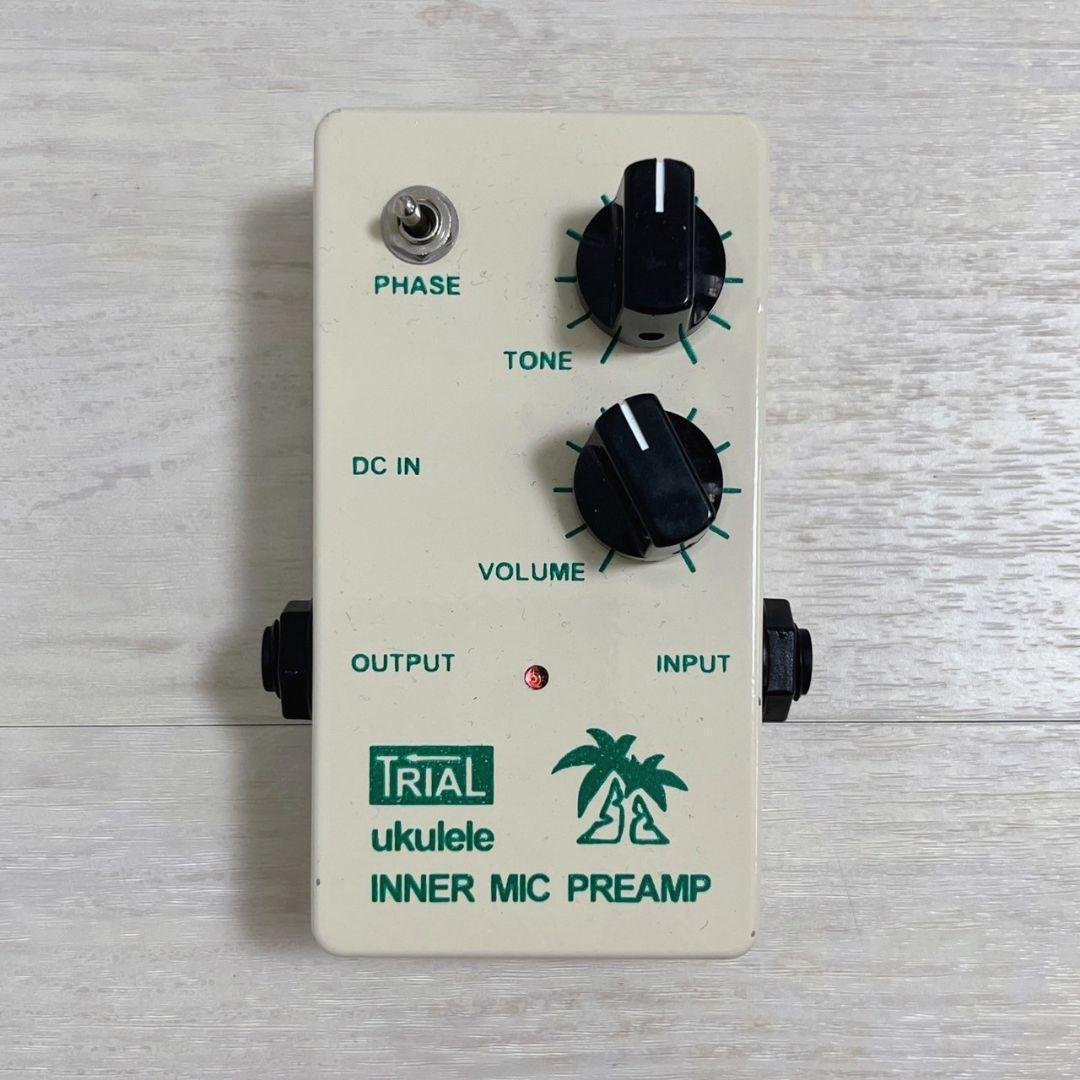 ウクレレ アンプ　trial ukulele inner mic preamp