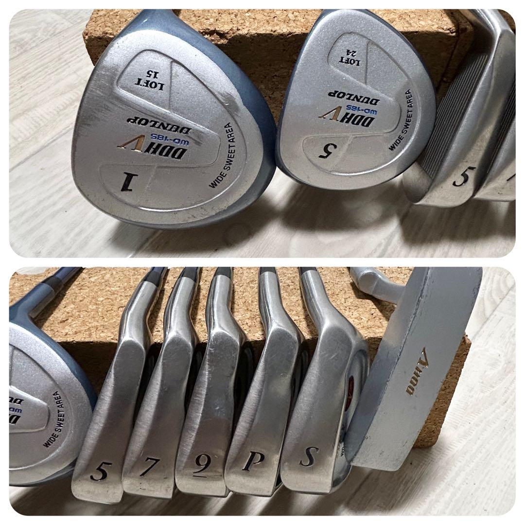 レディースゴルフ8本セット DUNLOP DDＨ V【スタンド式バック】