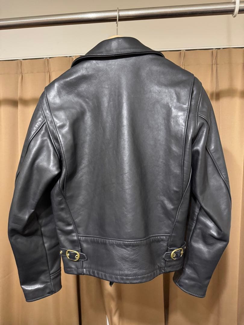Schott 黒 レザージャケット シングルライダース