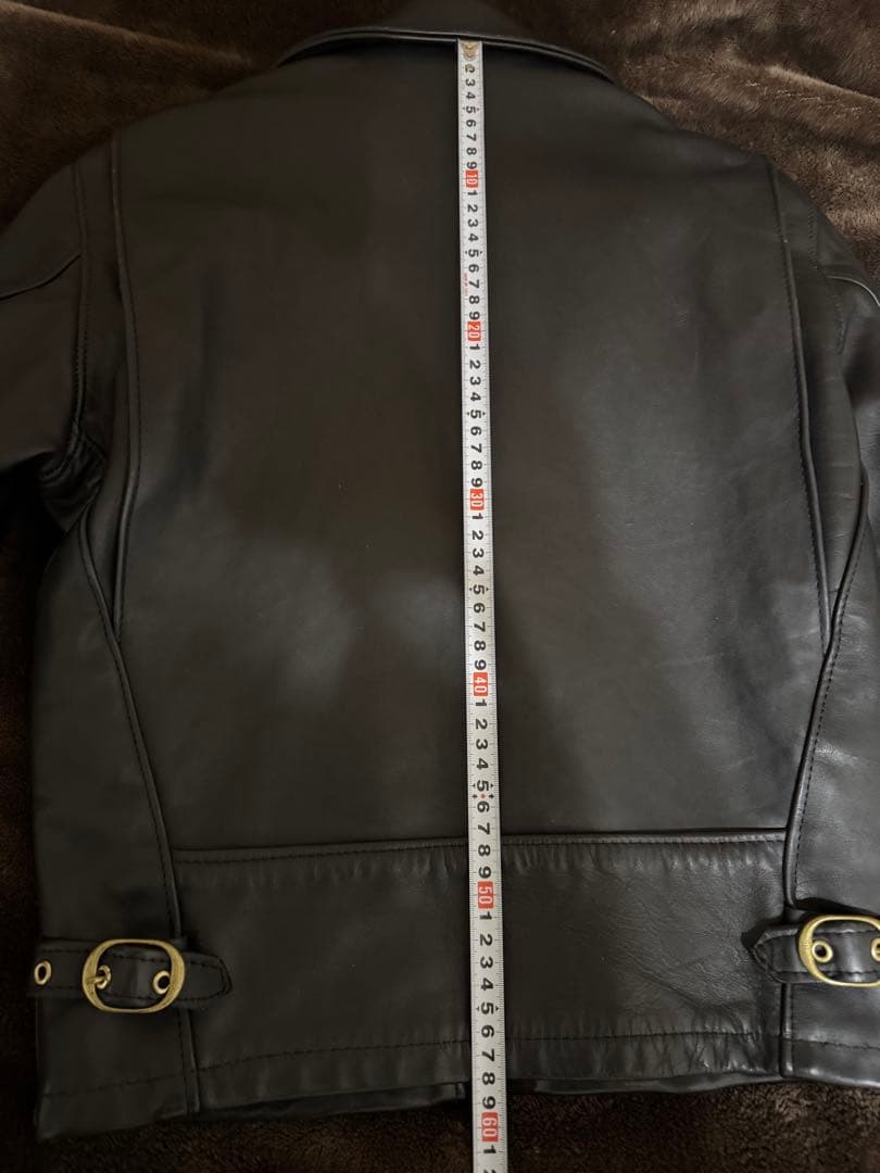 Schott 黒 レザージャケット シングルライダース