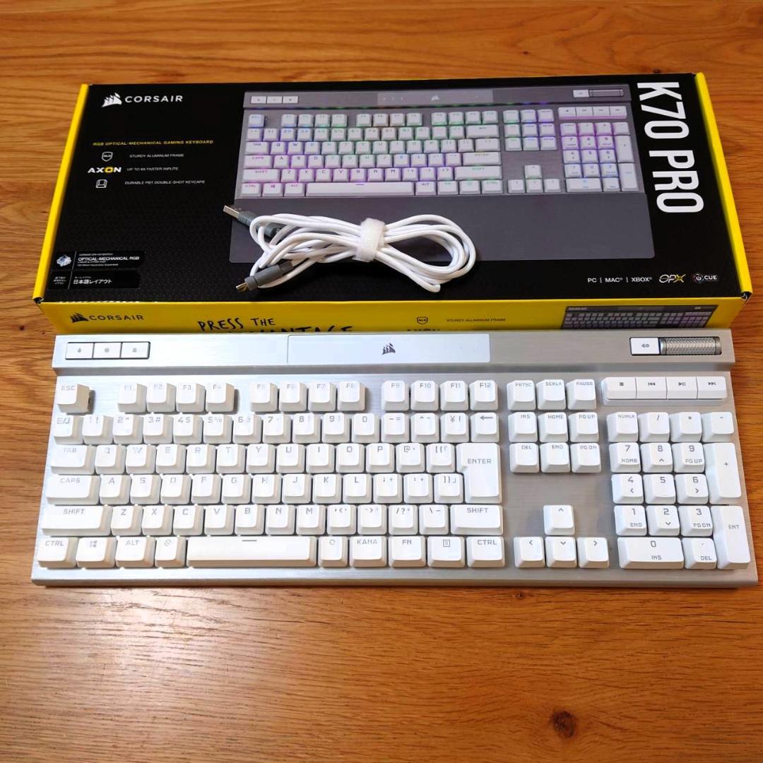 CORSAIR USB K70 RGB PRO WHITE ゲーミングキーボード