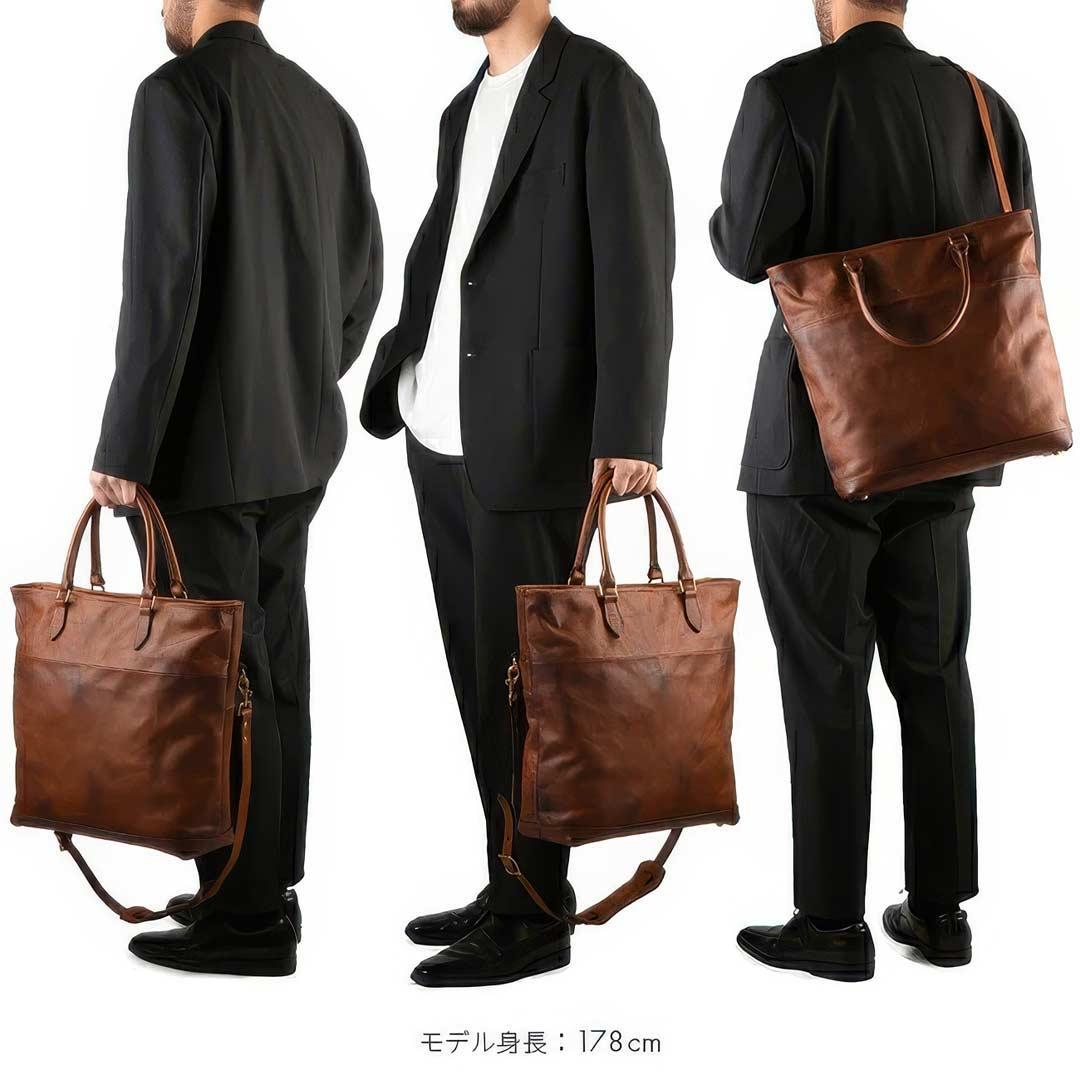 新品　バスコ VASCO レザー ネルソン 2ウェイ バッグ VS-244LS