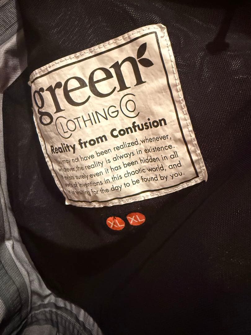 green clothing 上下セット