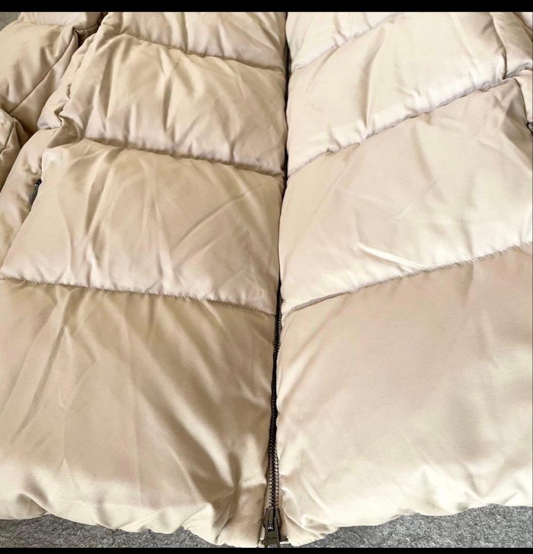 Herno ベージュ ファー ダウンジャケット 40