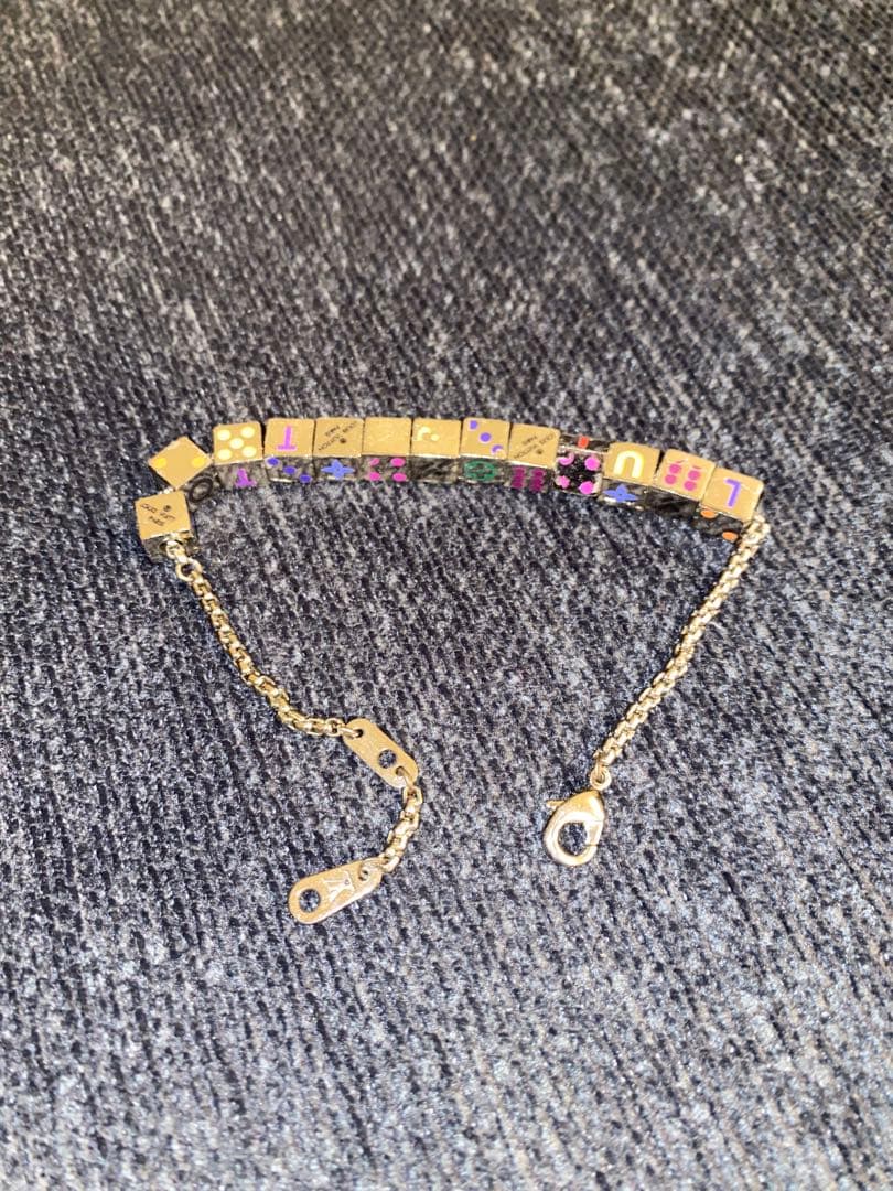 【限定出品】Louis Vuitton ダイスシルバーブレスレット