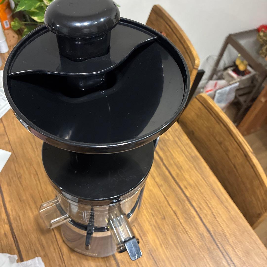 HUROM 低速圧搾式ジュースメーカー 500ml グレー