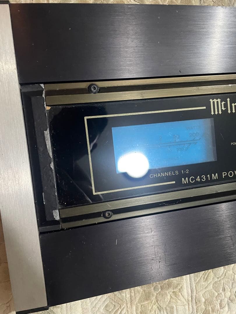 希少　マッキントッシュ McIntosh パワーアンプ MC431M