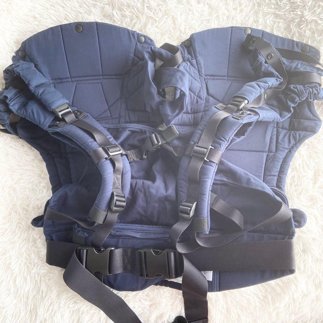 napnap ナップナップ　抱っこ紐　双子　ネイビー