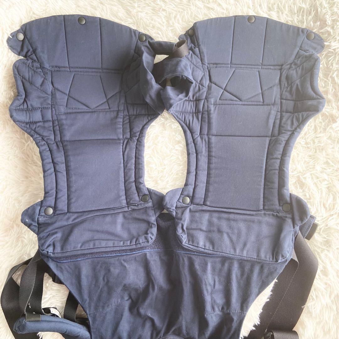 napnap ナップナップ　抱っこ紐　双子　ネイビー