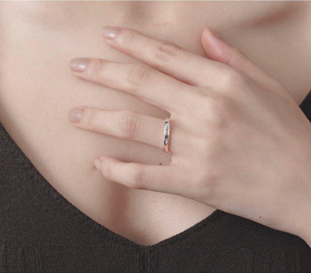 美品GARNIシルバー925 クロッケリーリング 7号