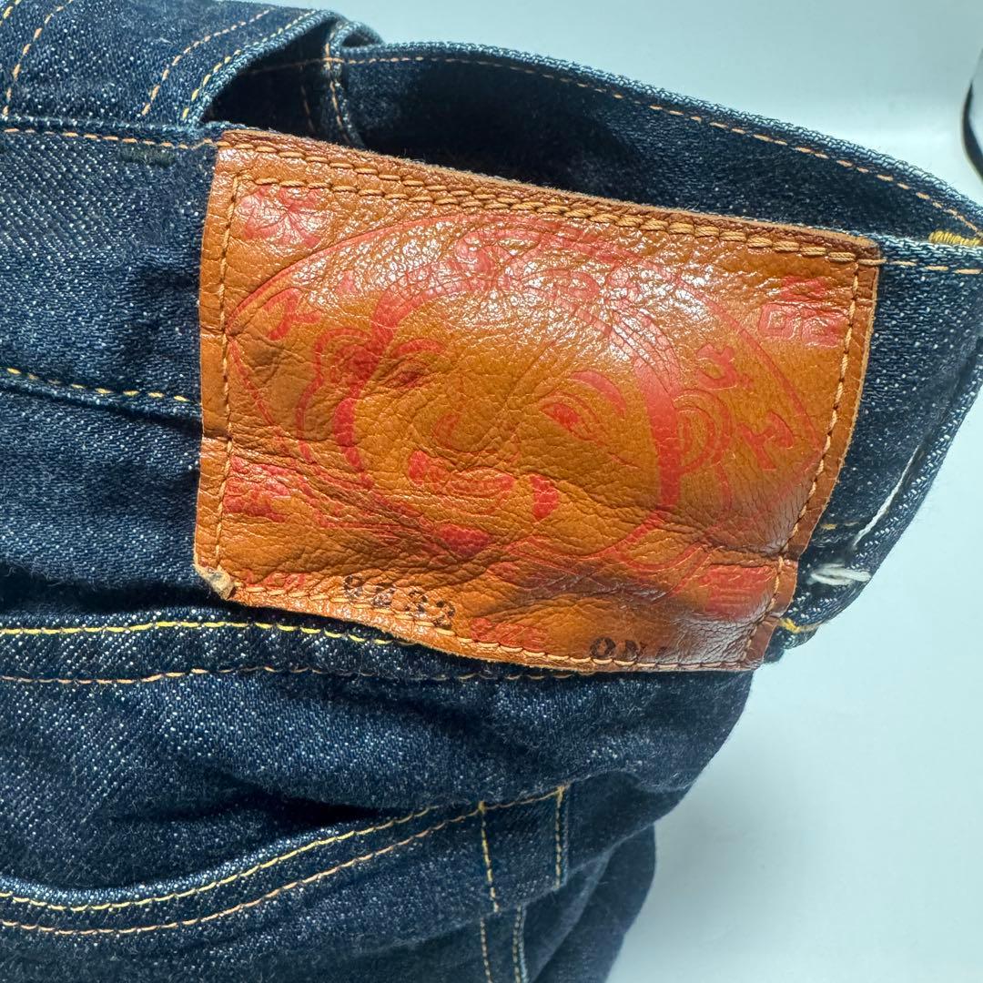 希少 エビス EVIS デニムトートバッグ インディゴ かもめ