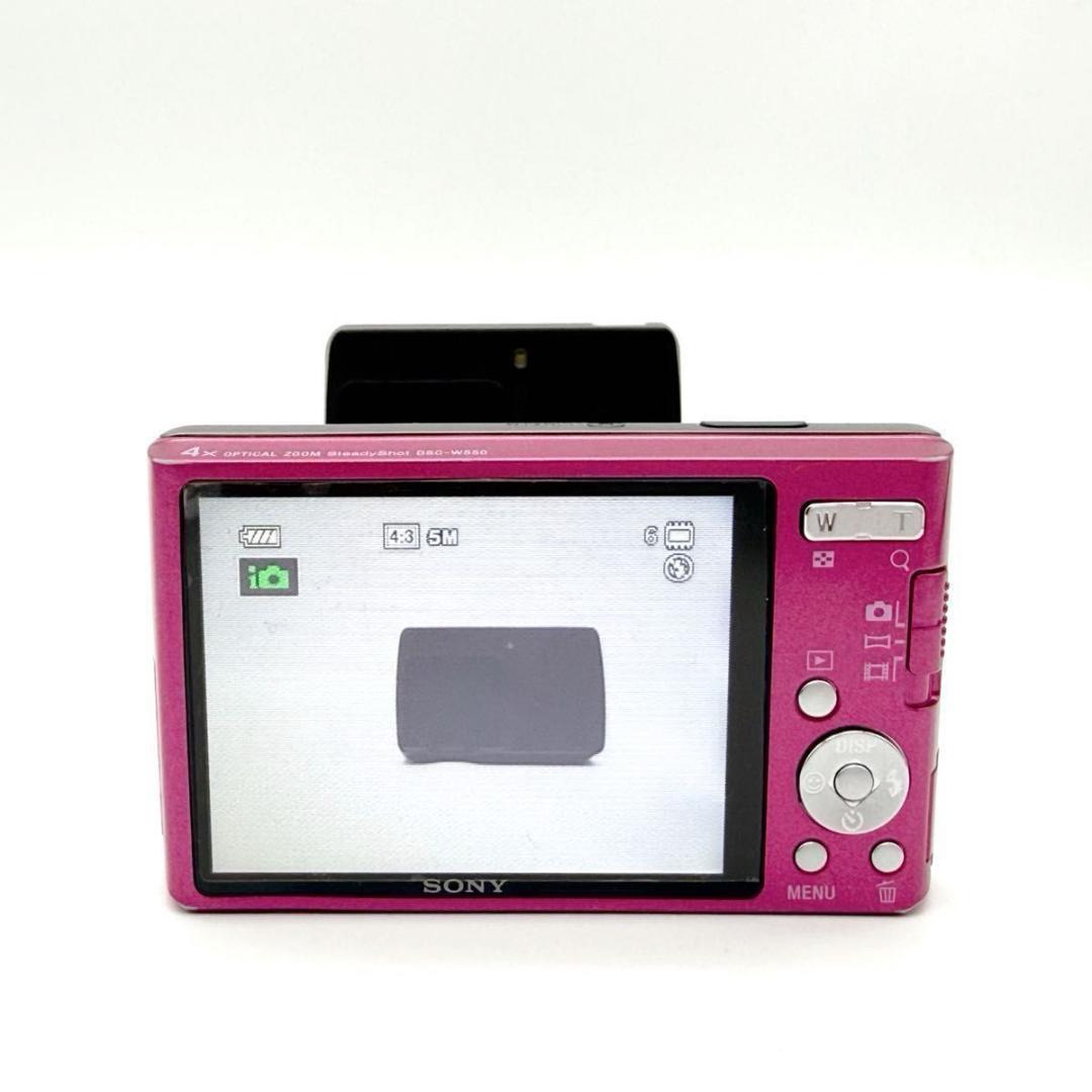 【動作確認済】SONY サイバーショット DSC-W550 デジカメ ピンク