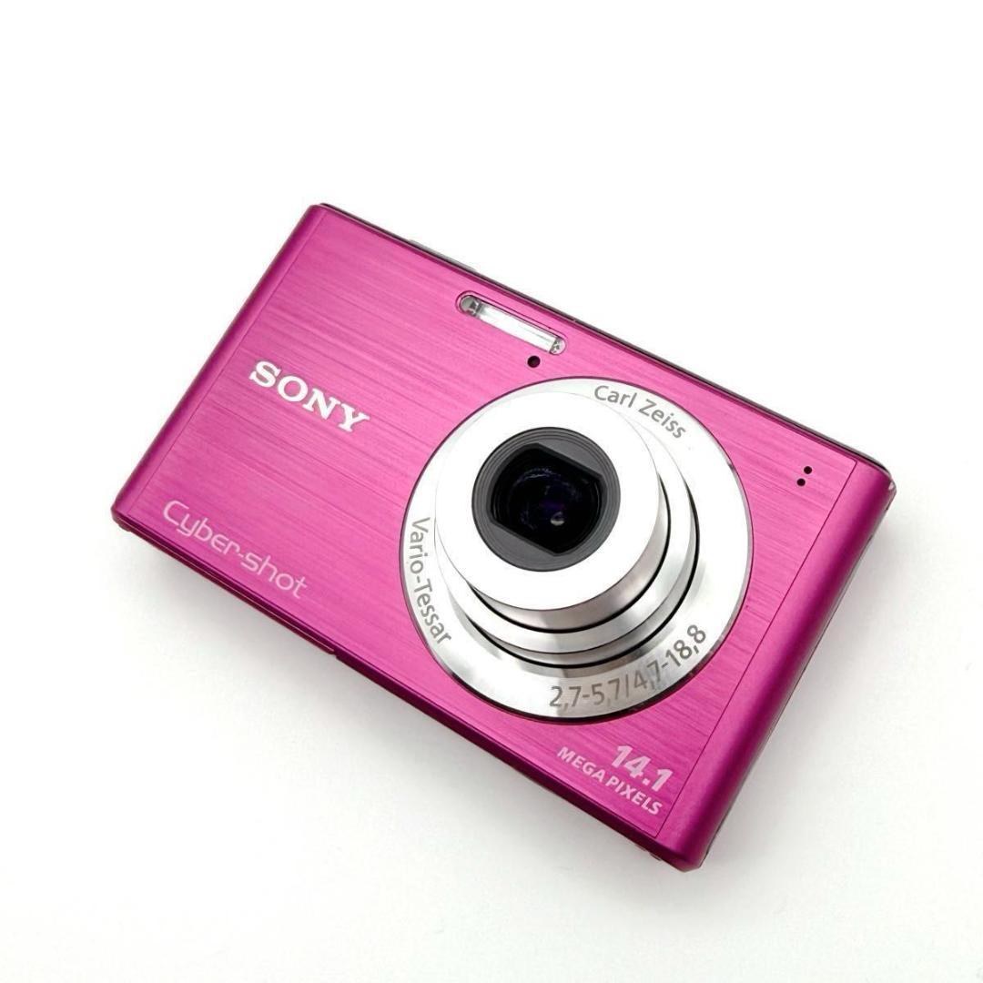 【動作確認済】SONY サイバーショット DSC-W550 デジカメ ピンク
