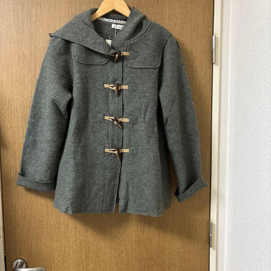 ☘️ナチュラル☘️様 タグ付未使用シュシュドママン圧縮ニットダッフルコート