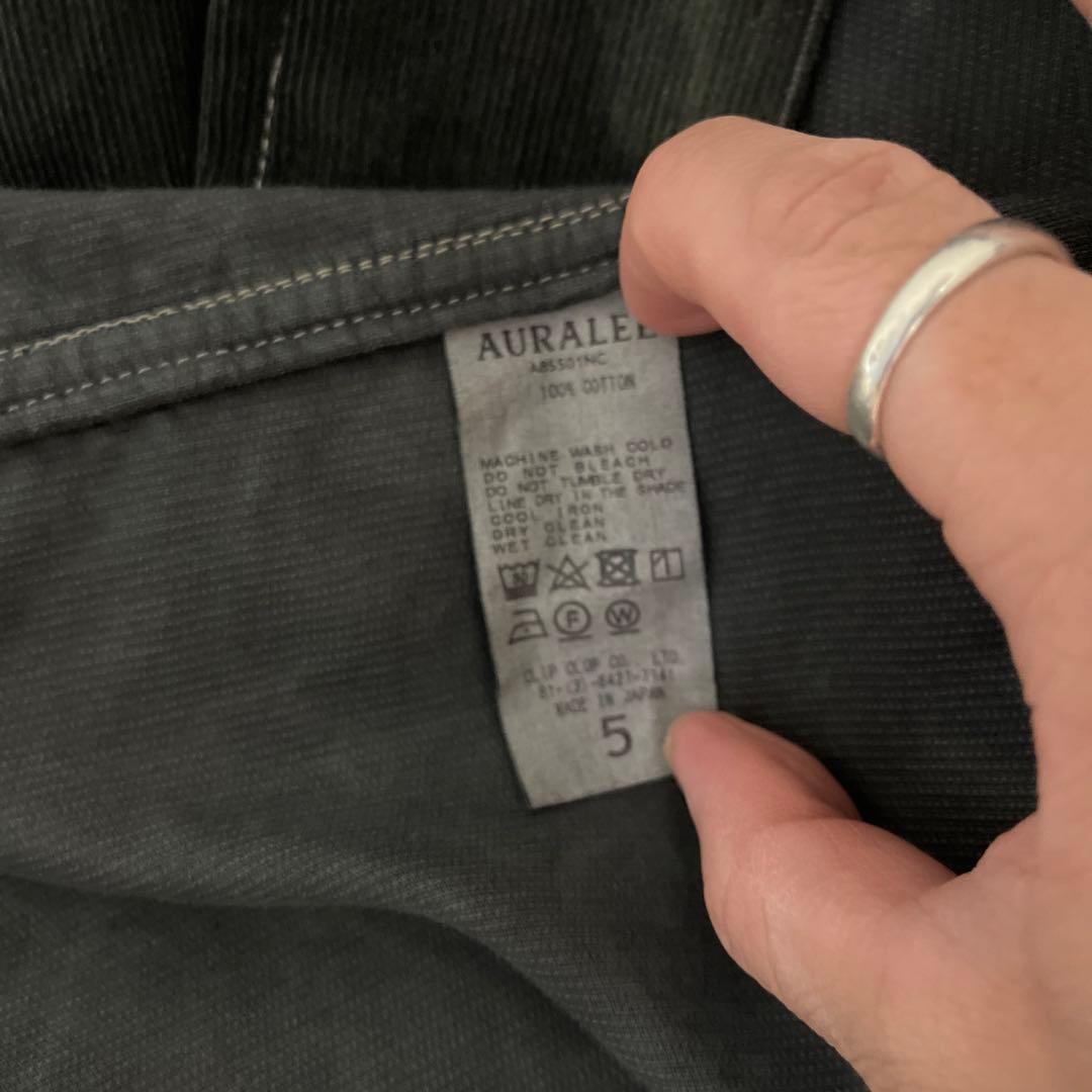 ジャケット・アウター AURALEE WASHED CORDUROY SHIRTS JACKET 5