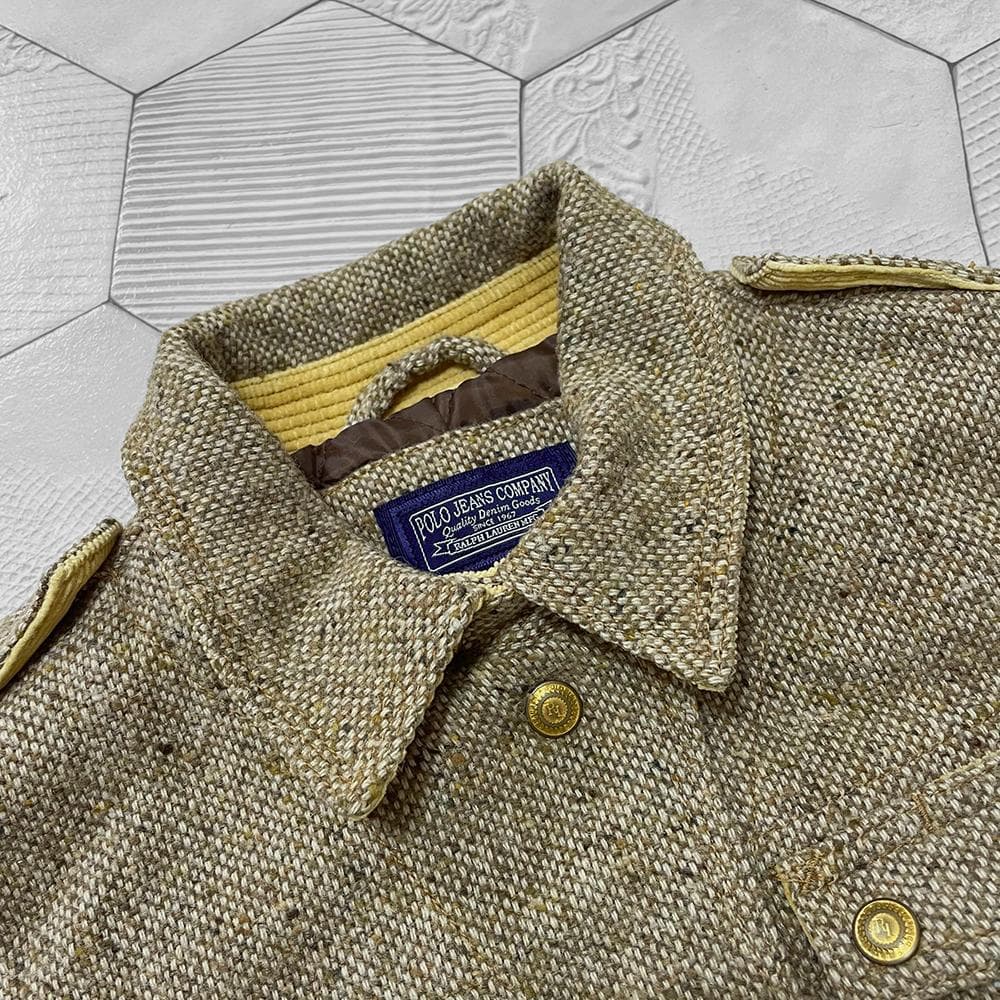 希少！90s オールドラルフローレン POLO JEANS ツイードジャケットM