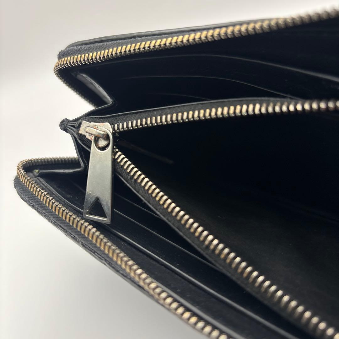 ◆正規品◆現行ボッティガヴェネタト ラウンドファスナー長財布