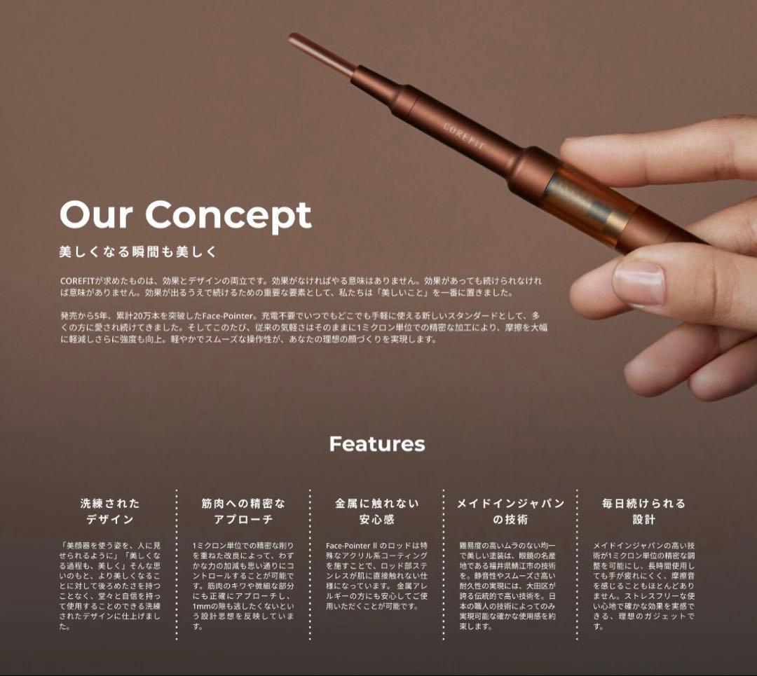 COREFIT フェイスポインターⅡ リニューアル品