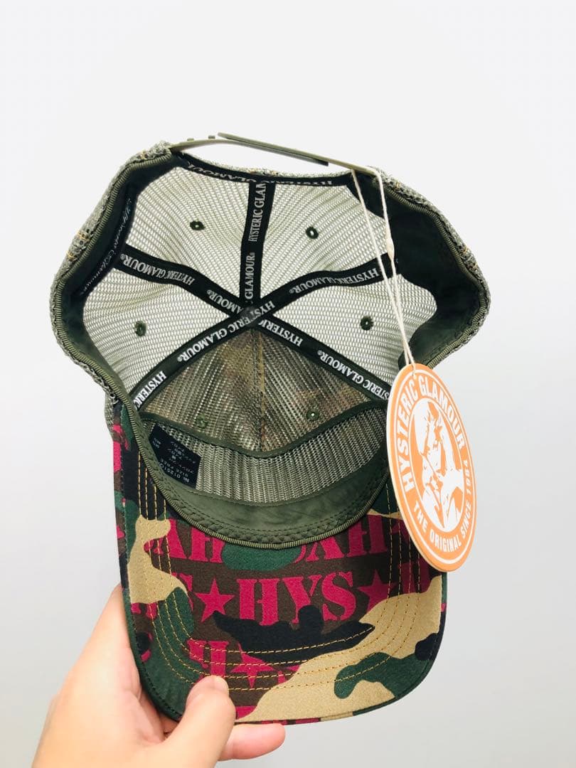 新品未使用 HYSTERIC GLAMOUR 迷彩キャップ