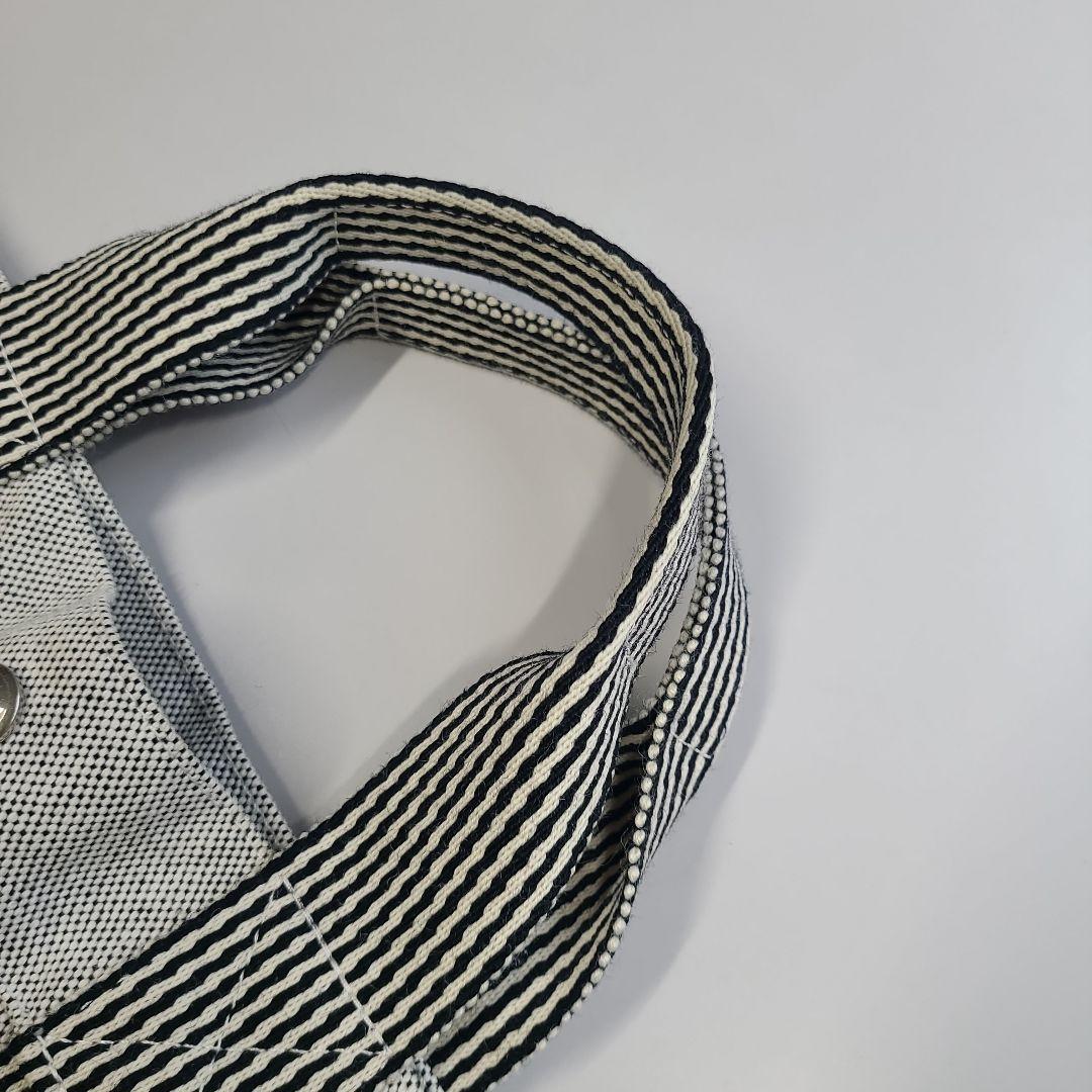 HERMES　グレー キャンバス トートバッグ 大容量