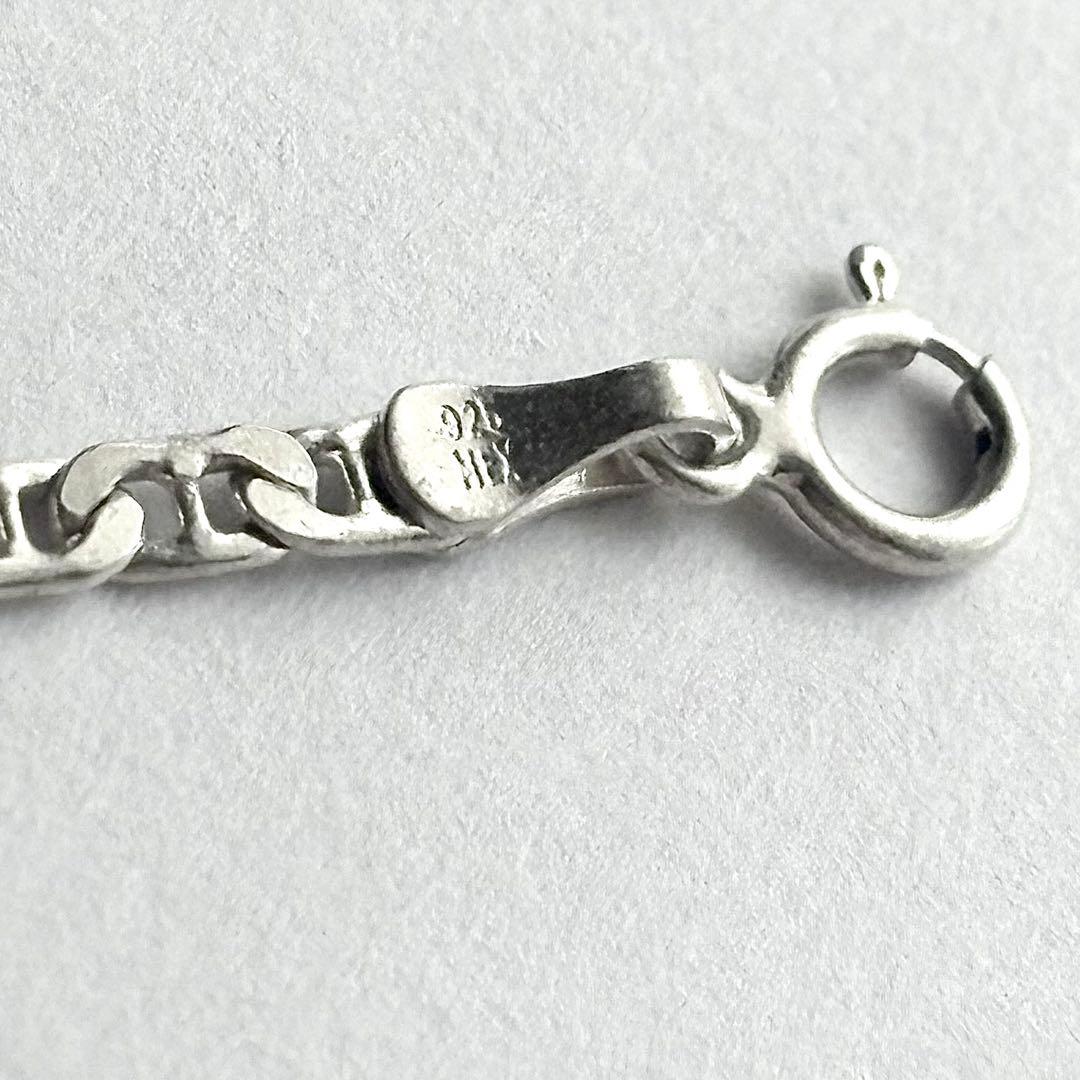メキシコ製　ヴィンテージ　アンカーチェーンブレスレット　シルバー925