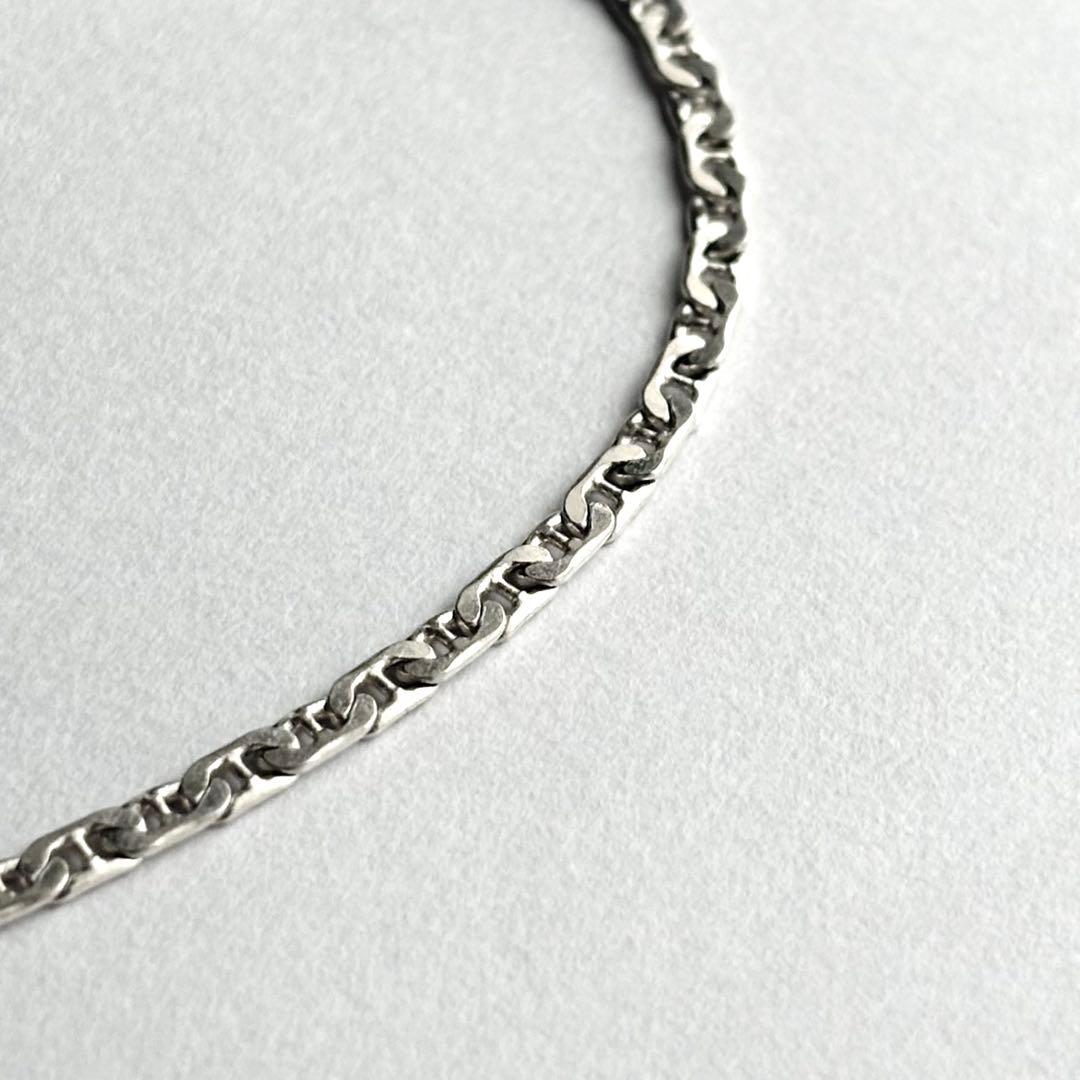 メキシコ製　ヴィンテージ　アンカーチェーンブレスレット　シルバー925