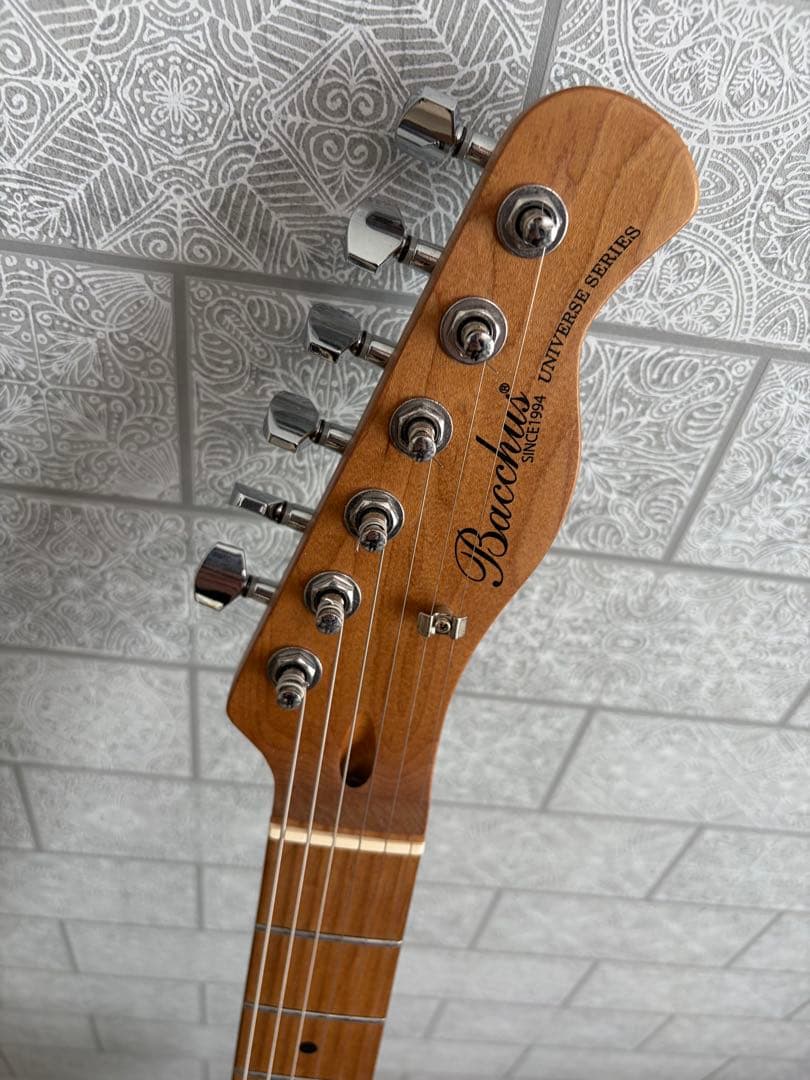 バッカス　BTE-2-RSM 弦張り替え済み　bucchus bte2 ケース付