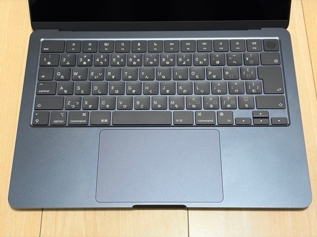 美品　M3 MacBook Air 16GB 256GB ミッドナイト　100%