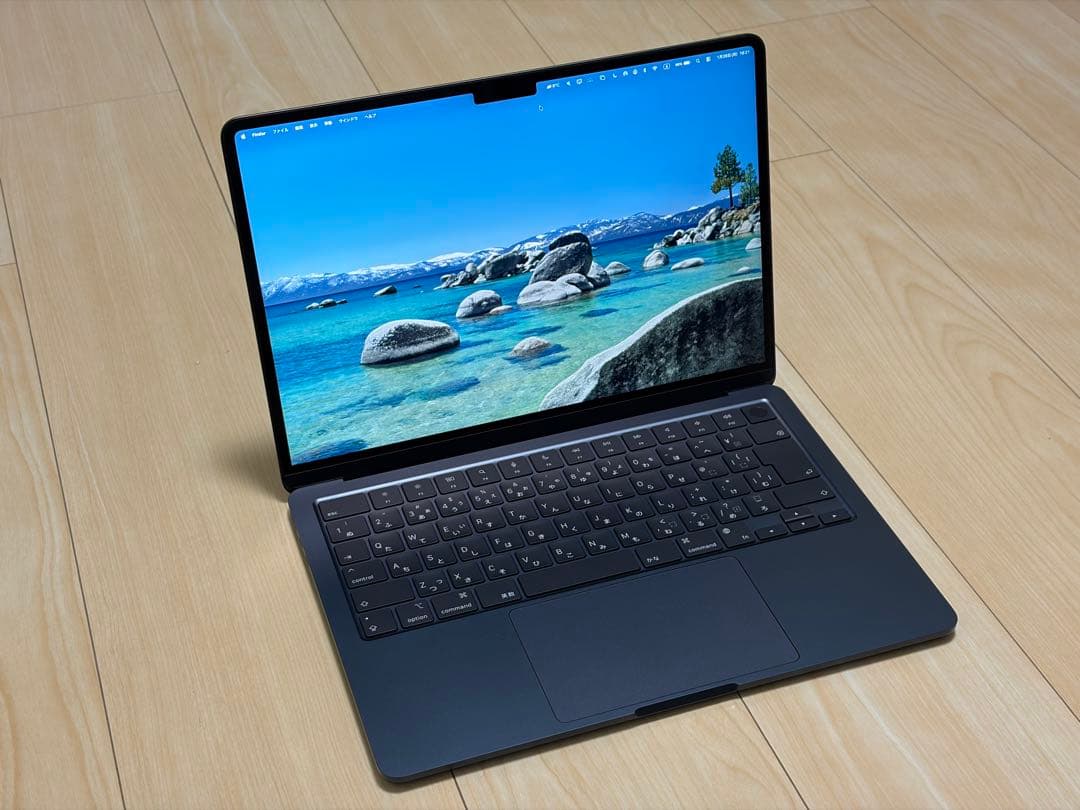 美品　M3 MacBook Air 16GB 256GB ミッドナイト　100%