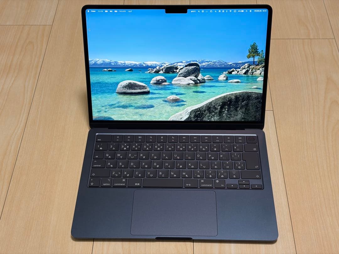 美品　M3 MacBook Air 16GB 256GB ミッドナイト　100%